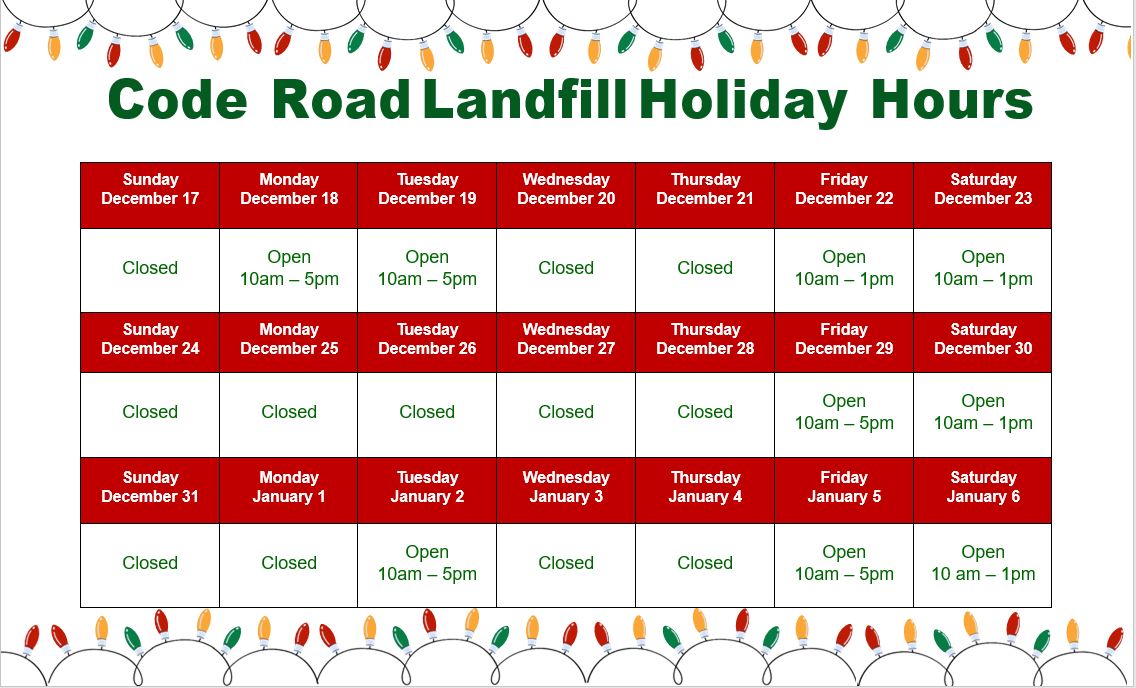 2023 Landfill Christmas popup