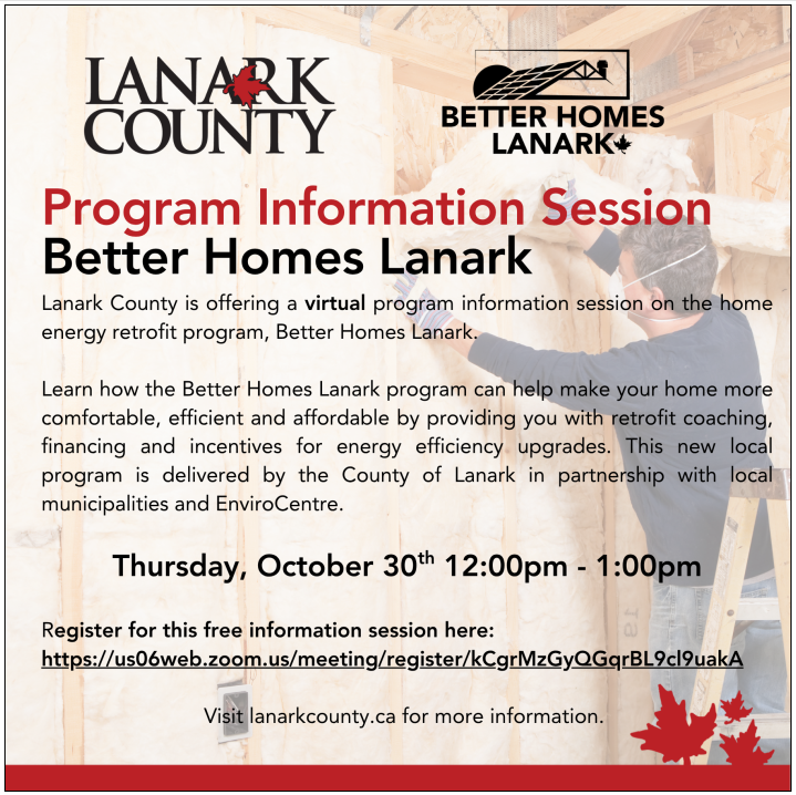 2025 10 30 Better Homes Lanark Program Information Session