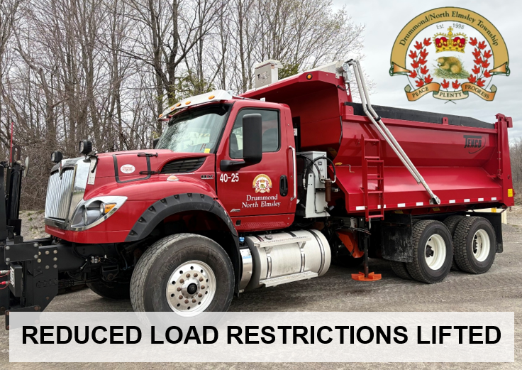 Reduced Load Restrictions Lifted