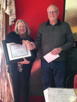 ten years of service - cathy ryder